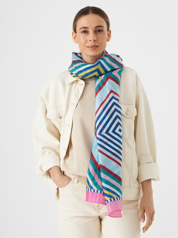 CODELLO Scarf in Blue: front