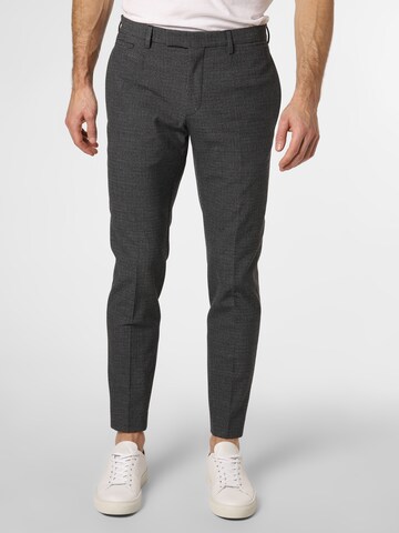 Coupe slim Pantalon à pince 'Kynd' STRELLSON en gris : devant