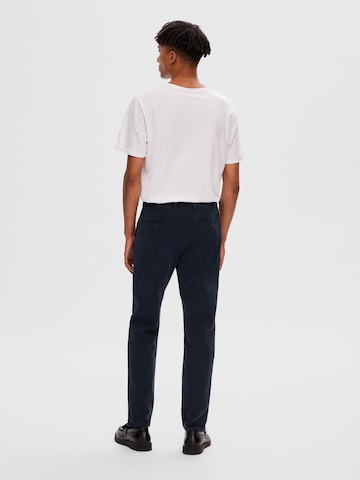 Coupe slim Pantalon chino SELECTED HOMME en bleu