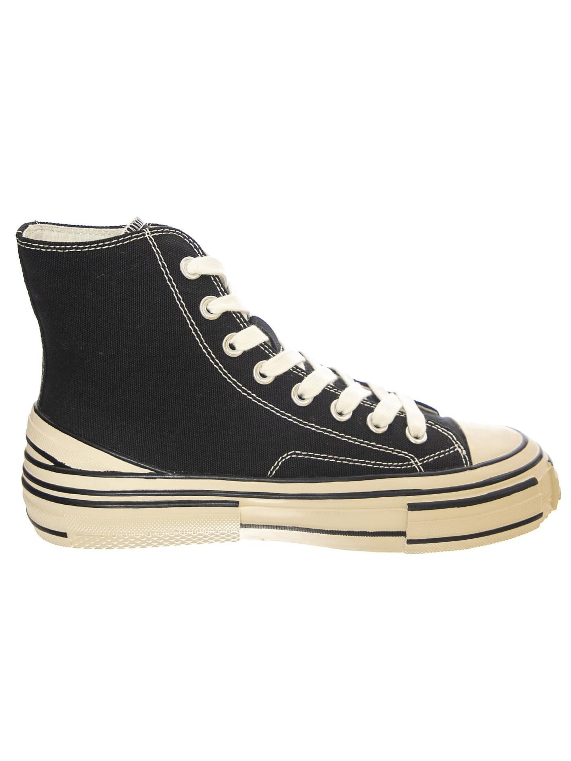 Jeffrey Campbell Sneakersy wysokie 'JC Play Endorphin-H Canvas Black Shoes' w kolorze czarny