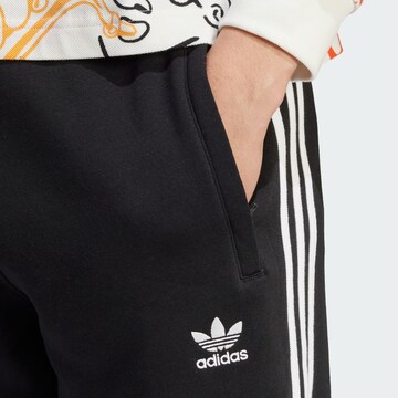 ADIDAS ORIGINALS Tapered Broek 'Adicolor' in Zwart