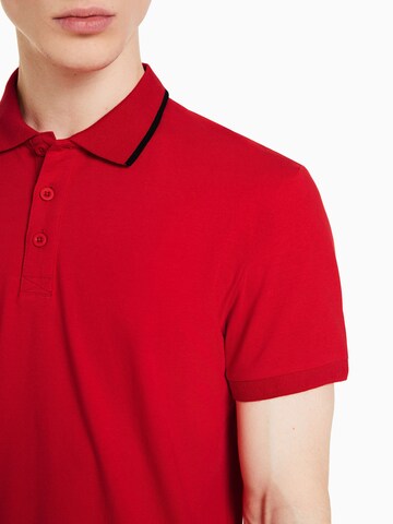 Bershka Majica | rdeča barva