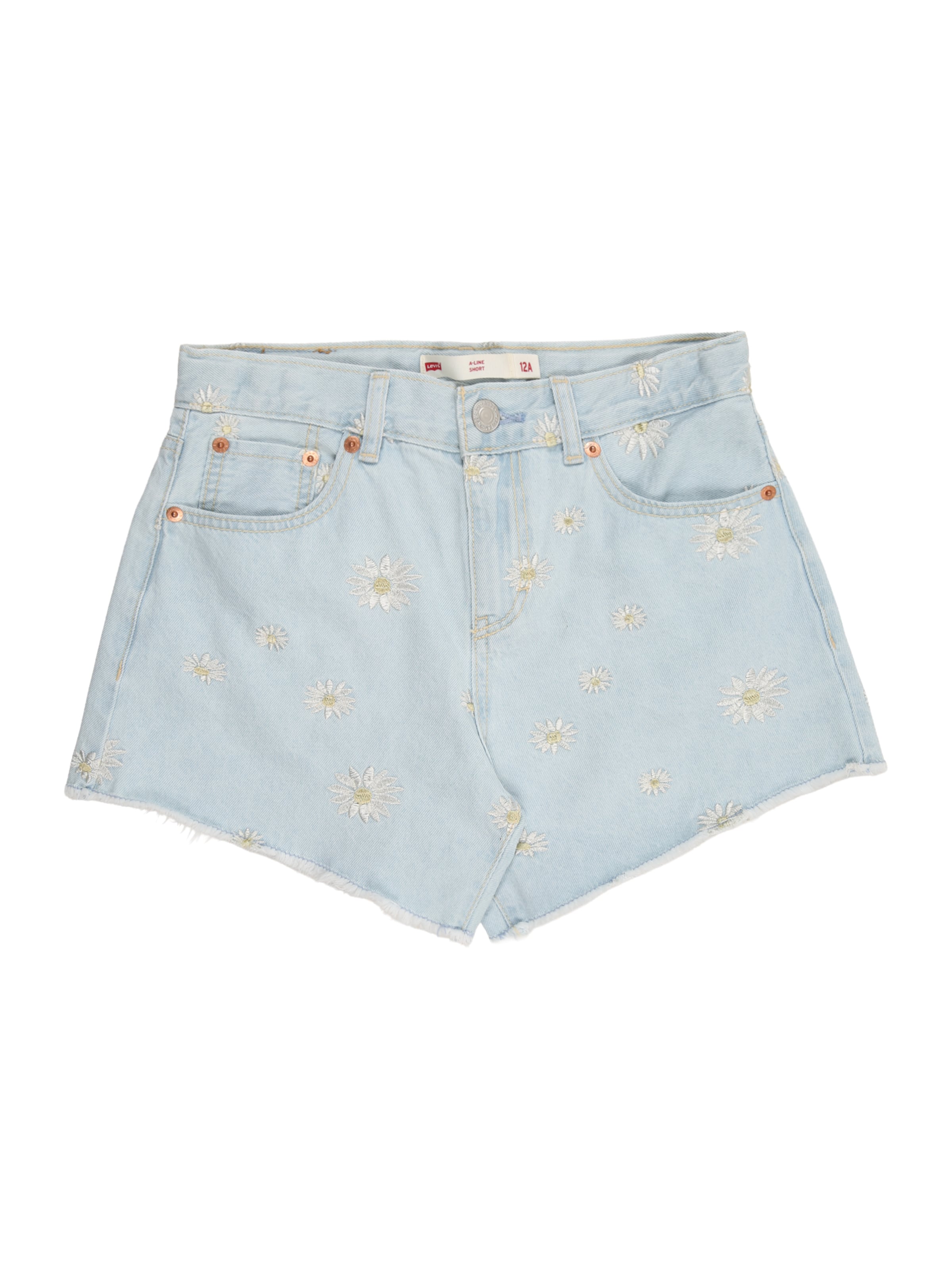 zils Levi's Kids Šaurs Džinsi 'DAISY': no priekšpuses