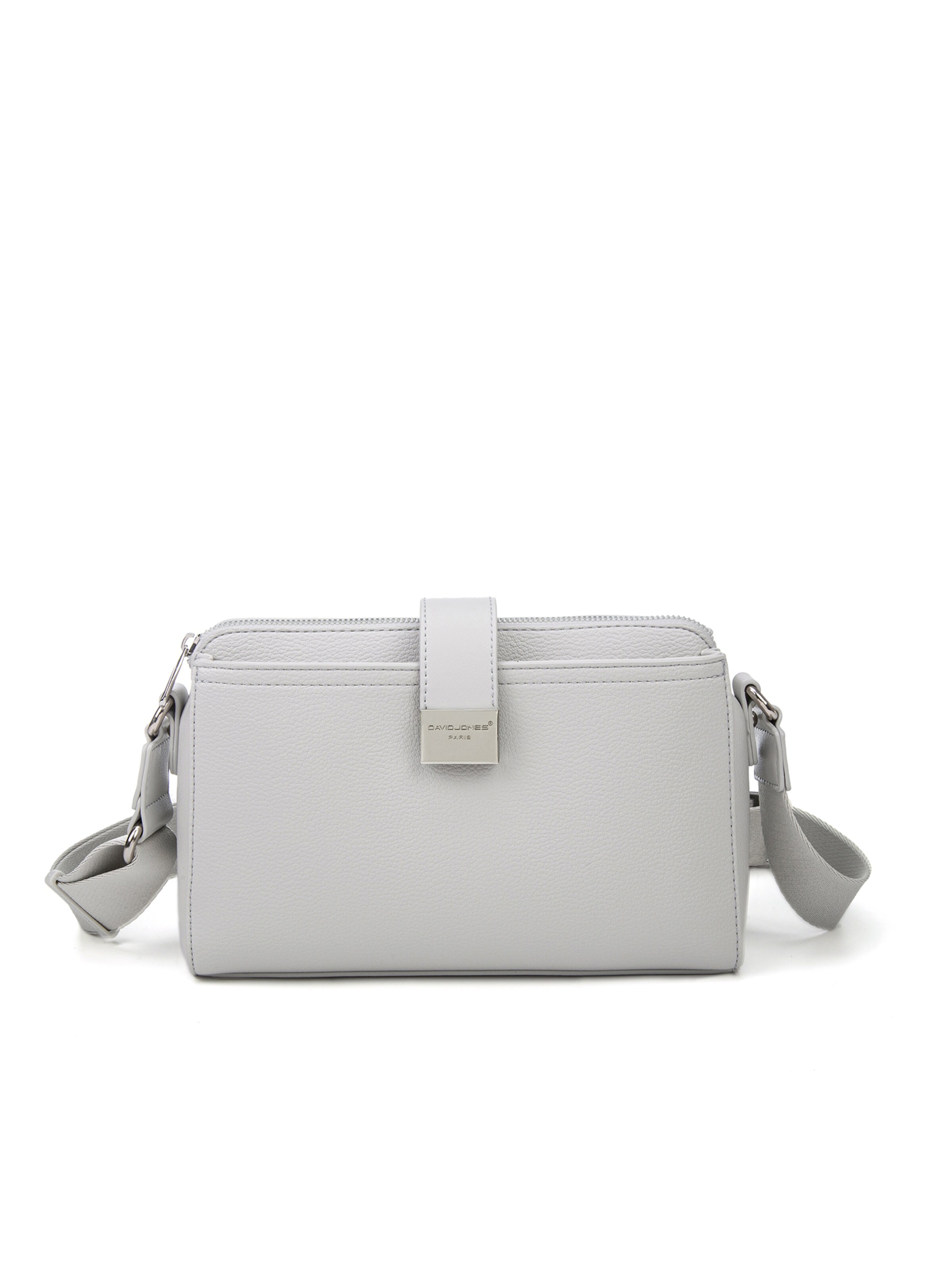 Borsa a tracolla di David Jones in bianco: frontale
