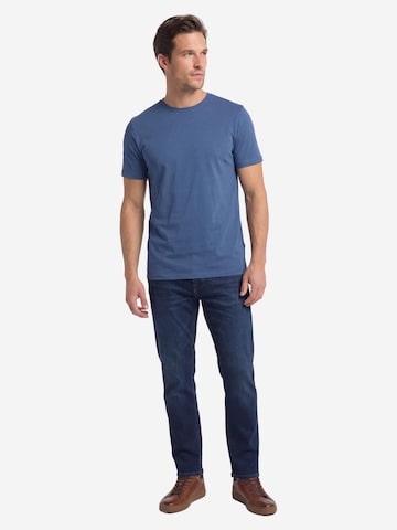 redmond Shirt 'Basic'‌‌‌‌ in Blau
