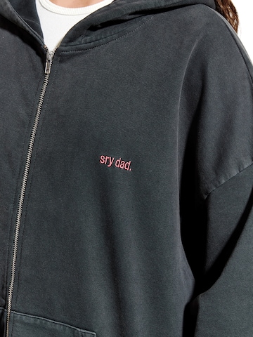 sry dad. co-created by ABOUT YOU Zip-Up Hoodie in Grey