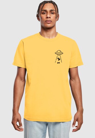 Maglietta 'Ufo Drop' di Mister Tee in giallo: frontale