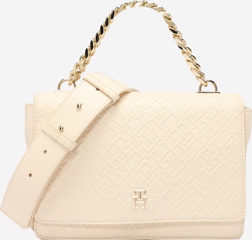 TOMMY HILFIGER Håndtaske i beige: forside