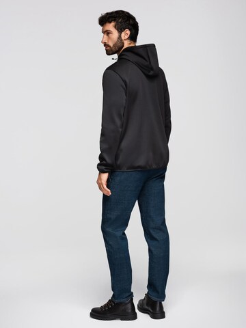 Ombre Jacke in Schwarz