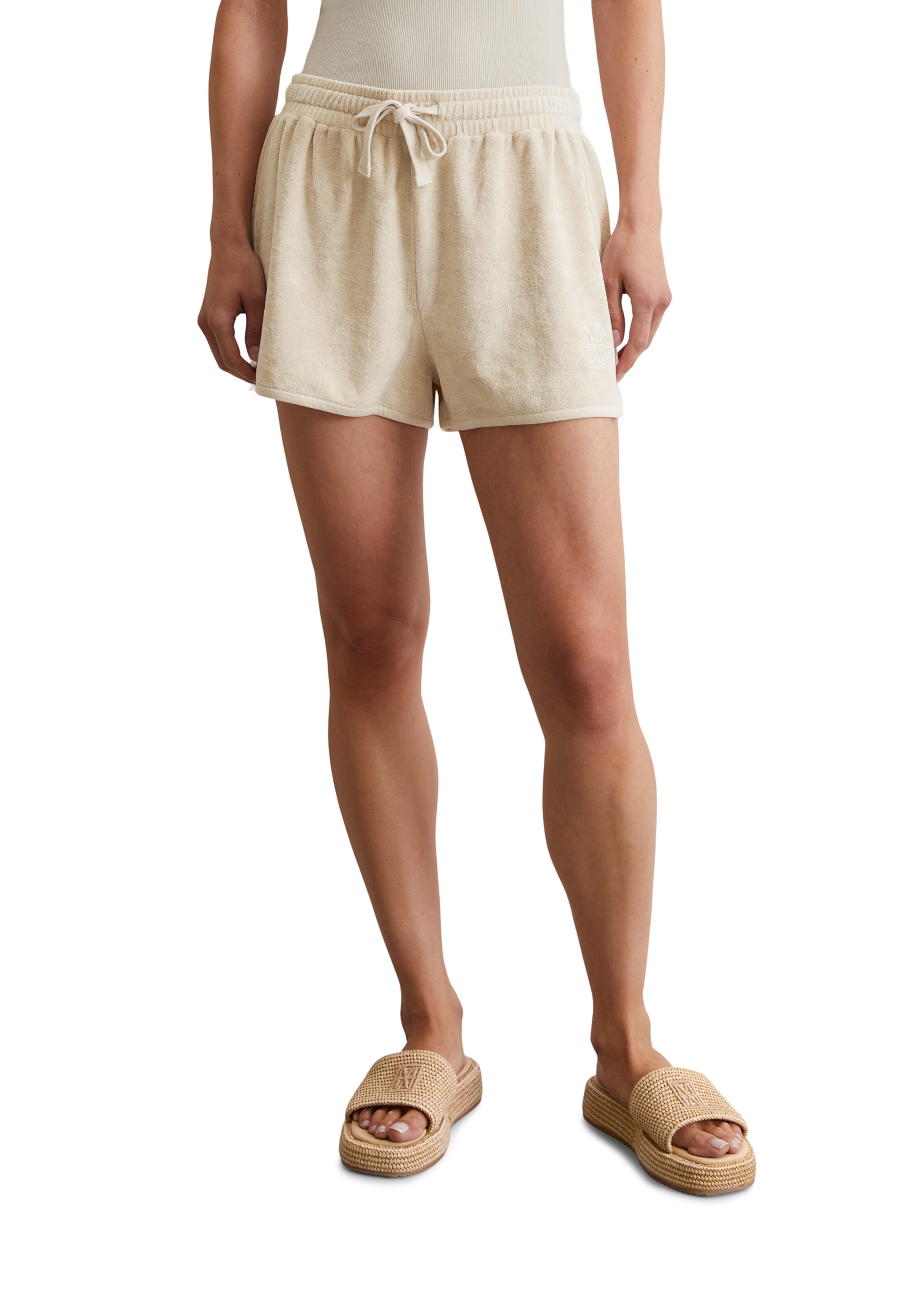 Marc O'Polo Regular Shorts in Beige: Vorderseite