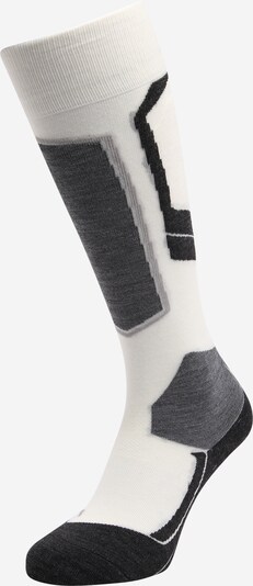FALKE Athletic Socks in mottled grey / Black / Off white, Item view