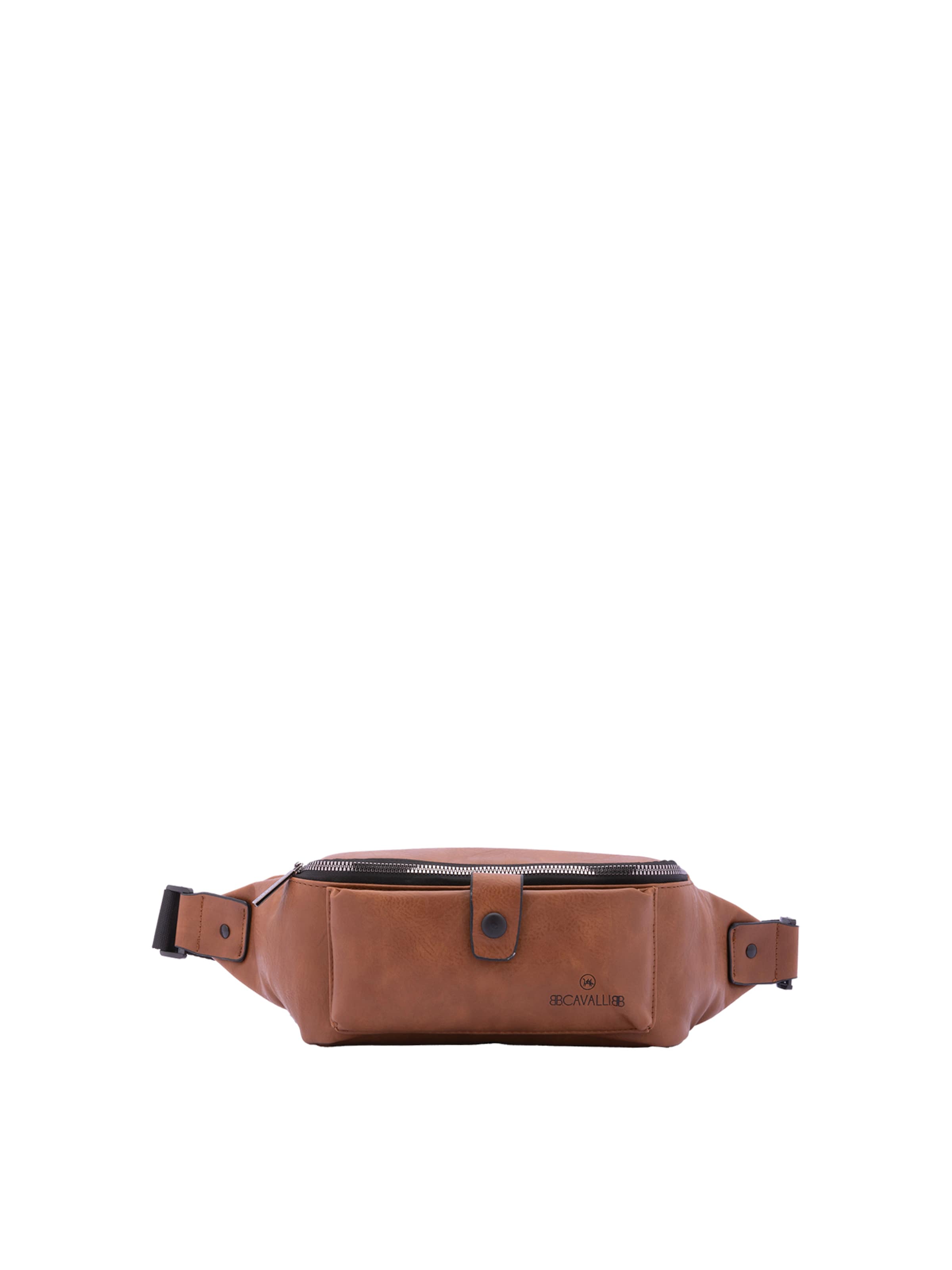 Marsupio 'Marsupio B Cavalli uomo poliestere con zip e tasche' di B. Cavalli in marrone: frontale
