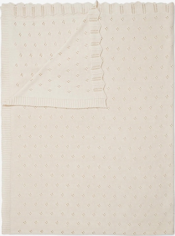 ESSENZA Blankets in White: front