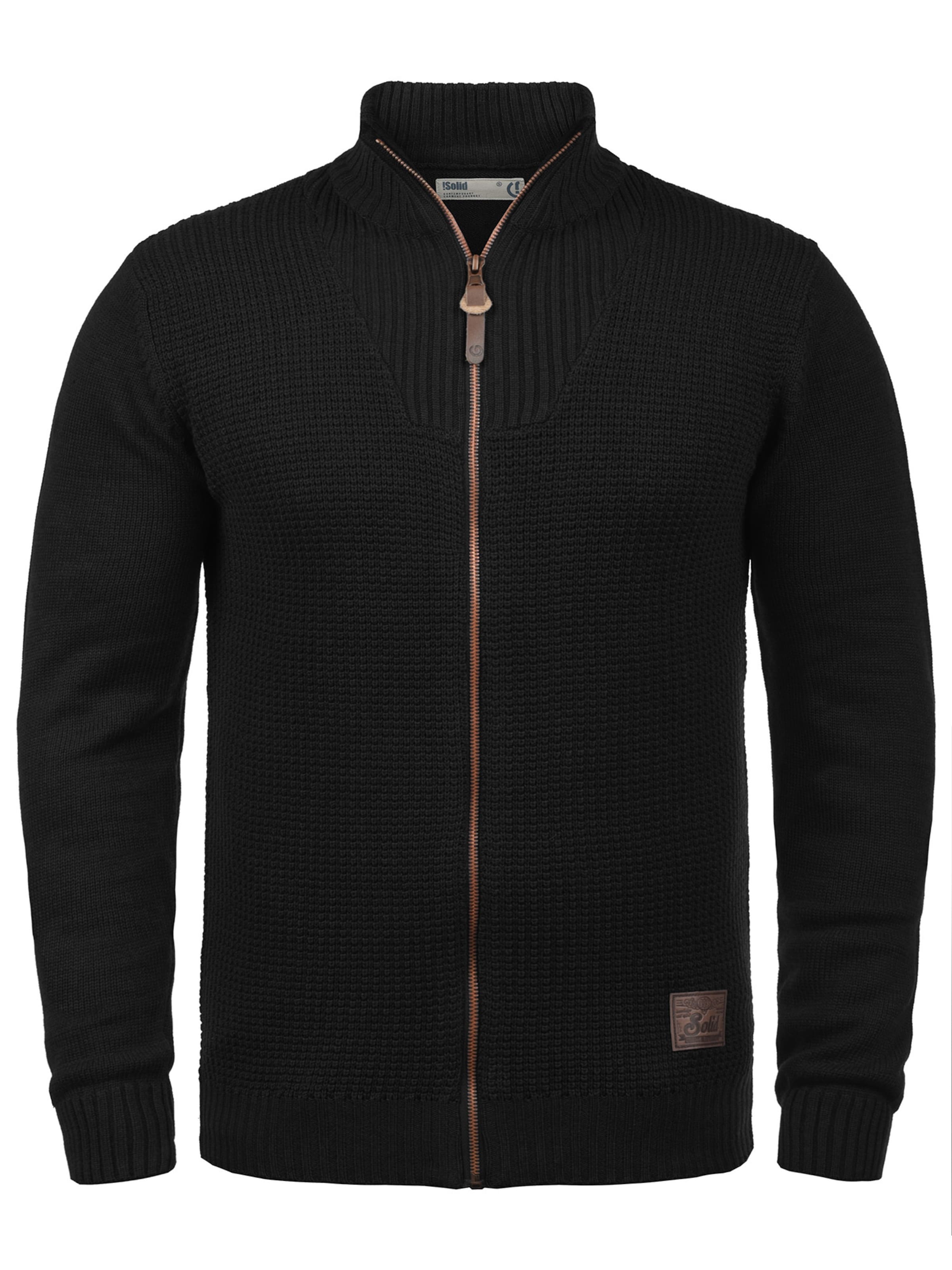 Giacchetta 'Tristan' di !Solid in nero: frontale