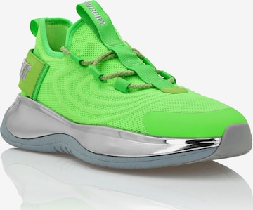 Baskets basses Plein Sport en vert : devant