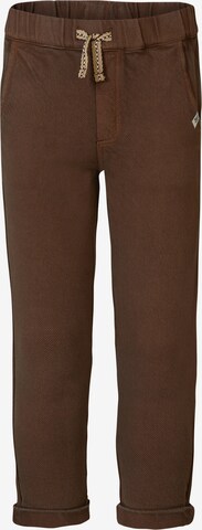 Regular Pantalon 'Warner' Noppies en marron : devant