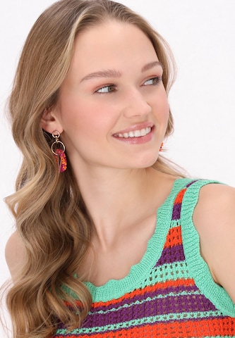 MYMO Knitted top 'Spring Summer' in Green