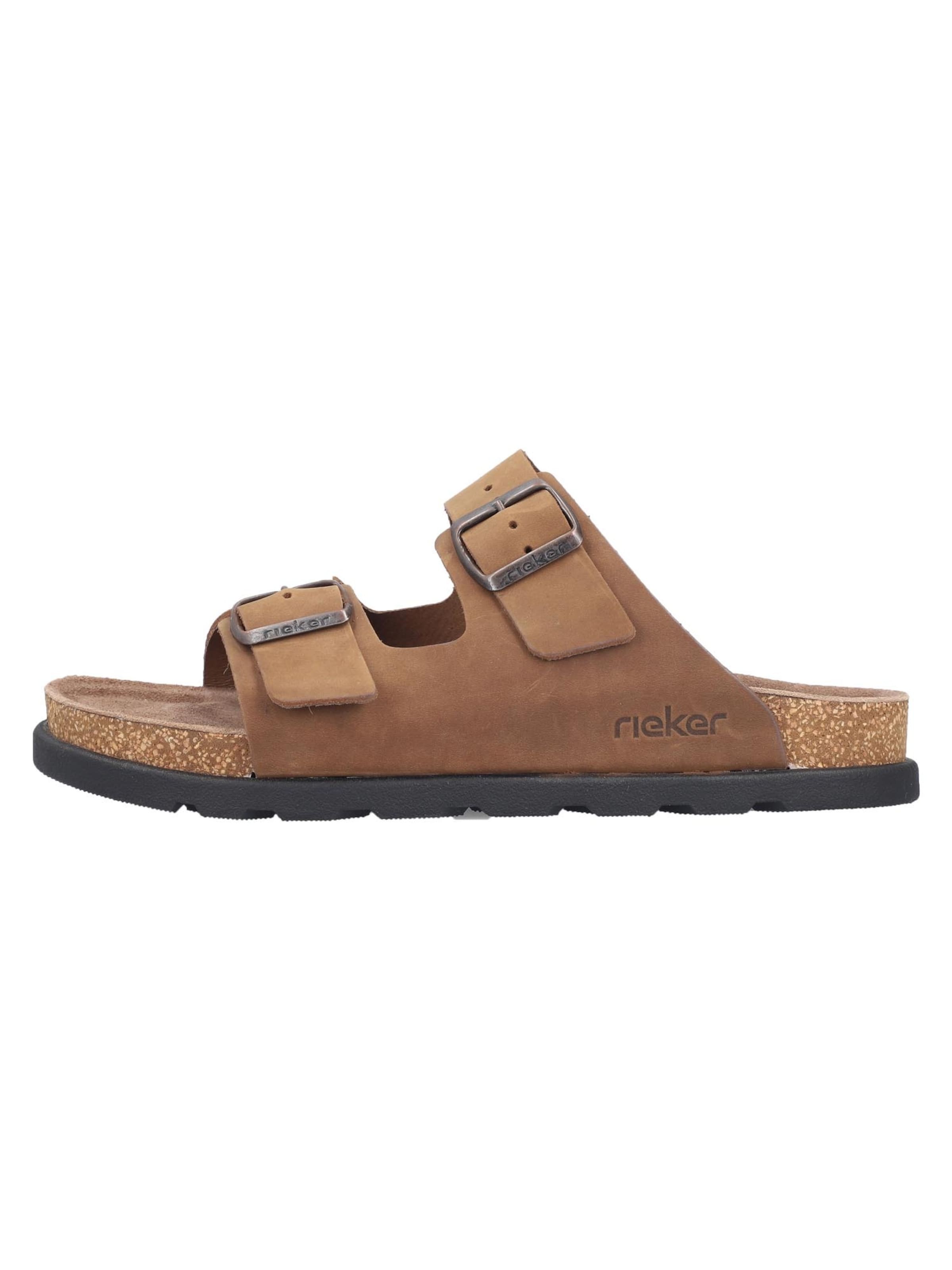 Rieker Mule 'Lifestyle' in Brown: front