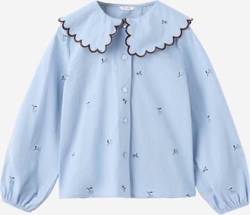 MANGO KIDS Bluzka 'LIRIO' w kolorze niebieski: przód