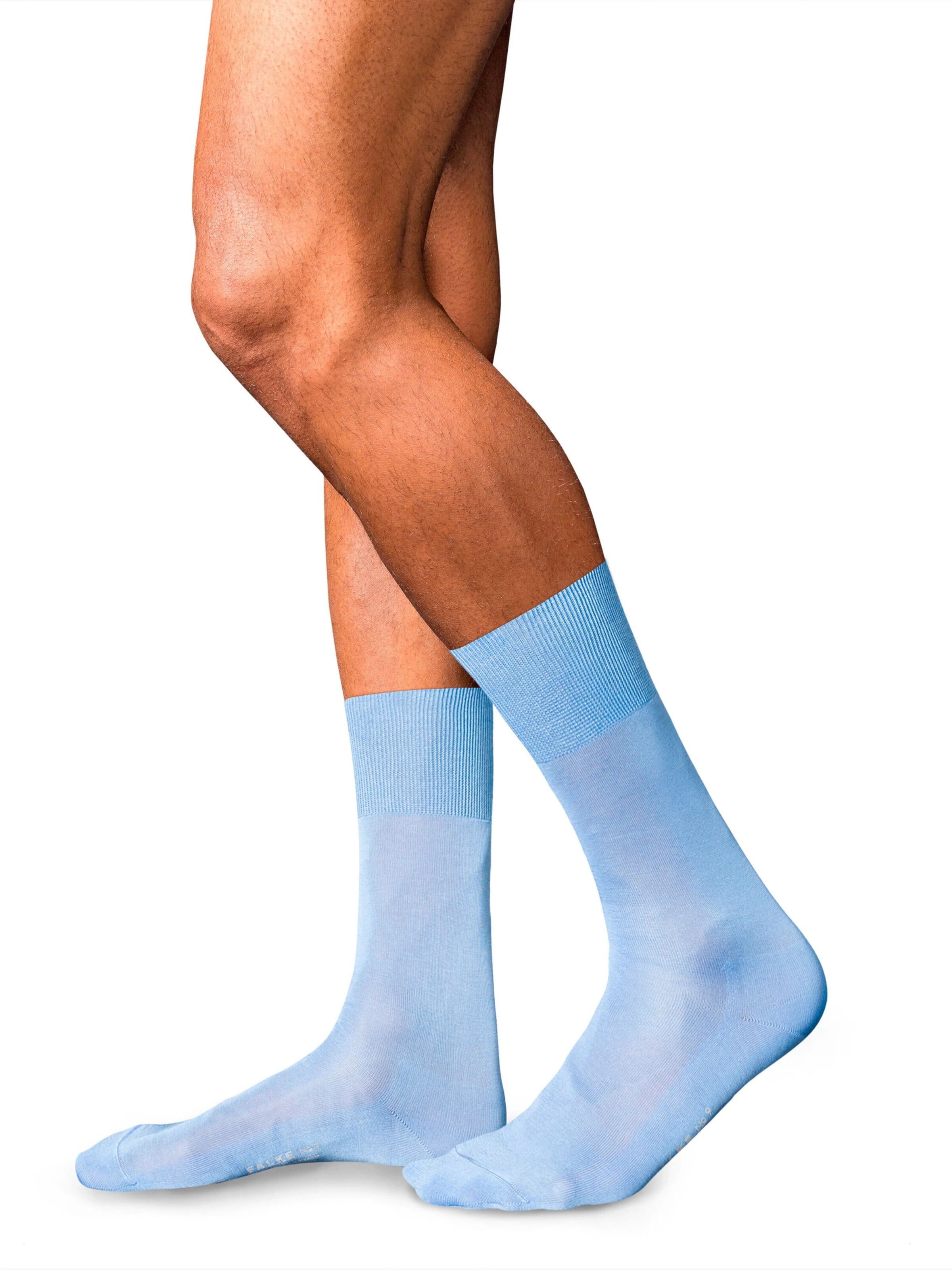 FALKE Socks 'No. 9 Pure Fil d´Écosse' in Blue