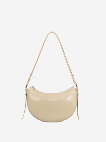 Sac à bandoulière LANCASTER Paris en beige : devant