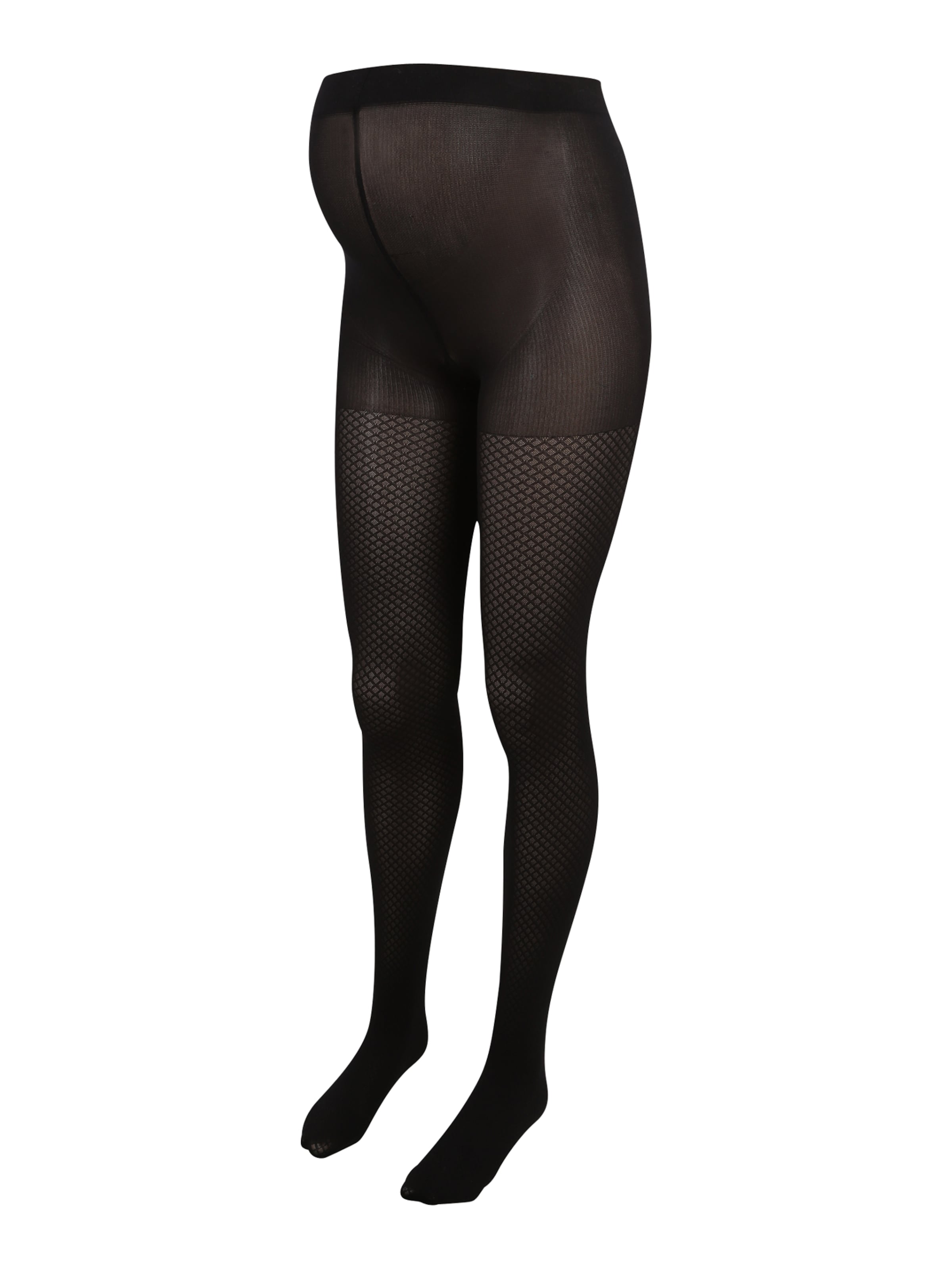 MAMALICIOUS Strømpebukser 'MLSarah' i sort: forside