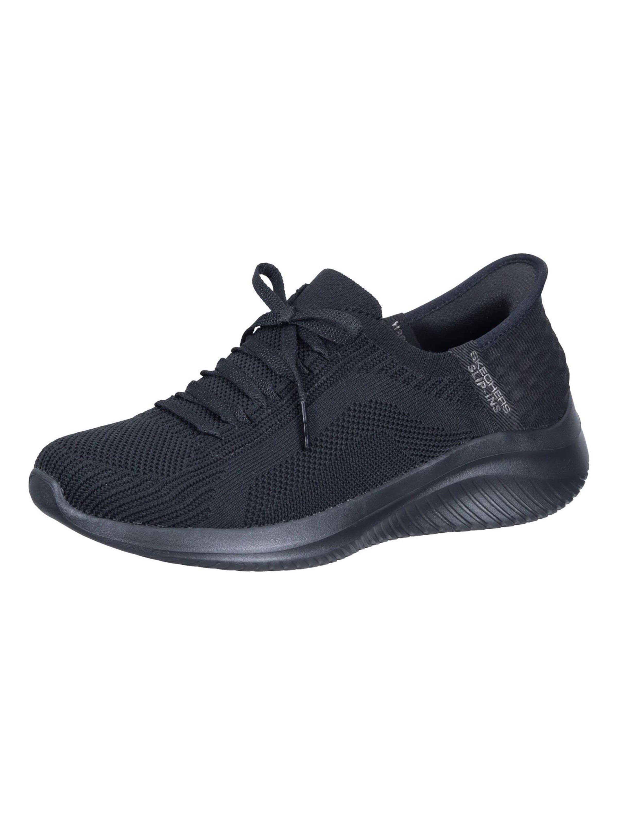 SKECHERS Instappers in Zwart: voorkant