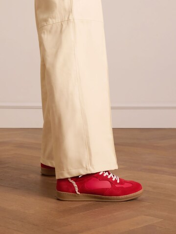 Baskets basses MANFIELD en rouge