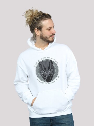 F4NT4STIC Sweatshirt 'Marvel Black Panther Made in Wakanda' in Wit: voorkant