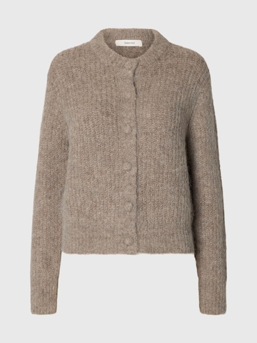 SELECTED - Cárdigan 'GABRIELLA' en gris: frente