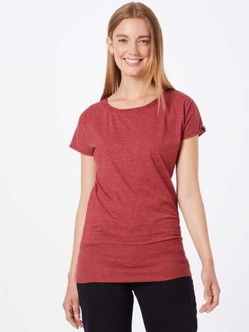 Fli Papigu Shirt 'Schnitzel' in Red: front