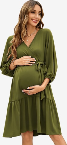 KoJooin Dress in Green: front