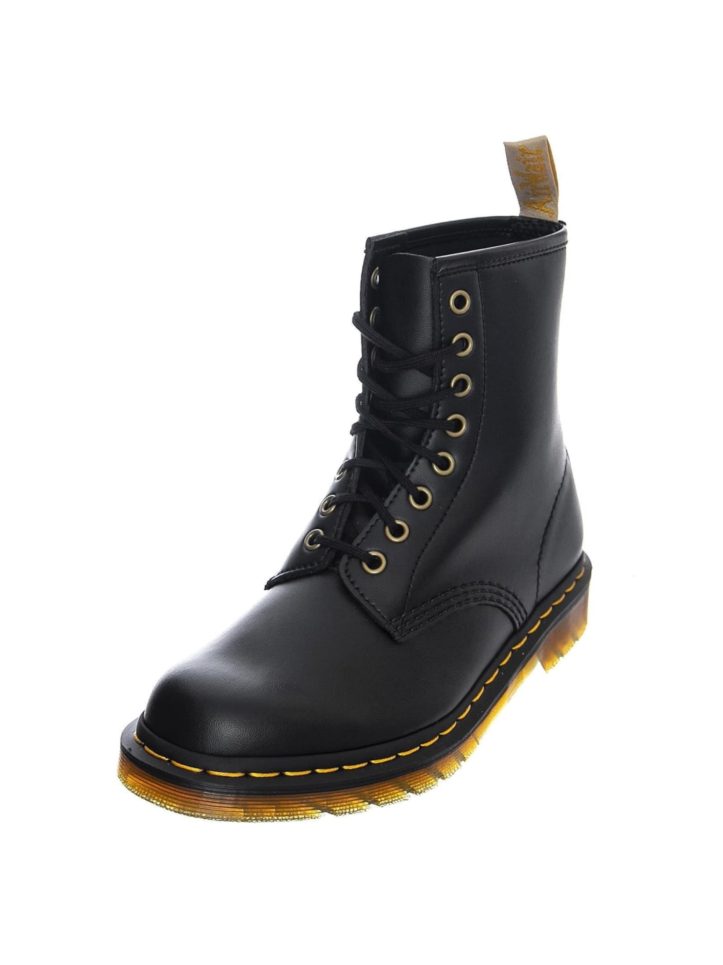 Dr. Martens Støvler 'Vegan 1460' i sort: forside