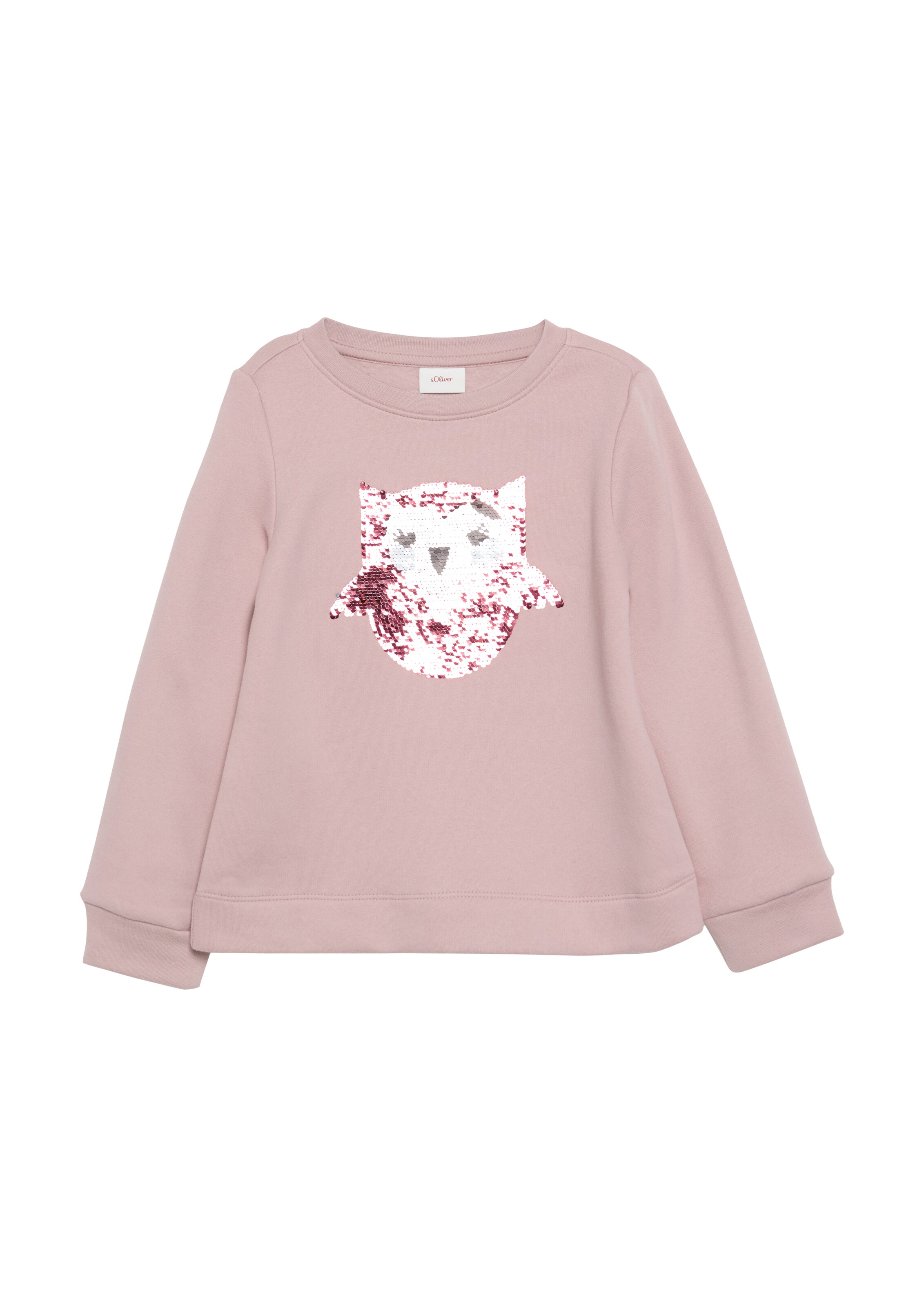 s.Oliver Sweatshirt in Pink: Vorderseite