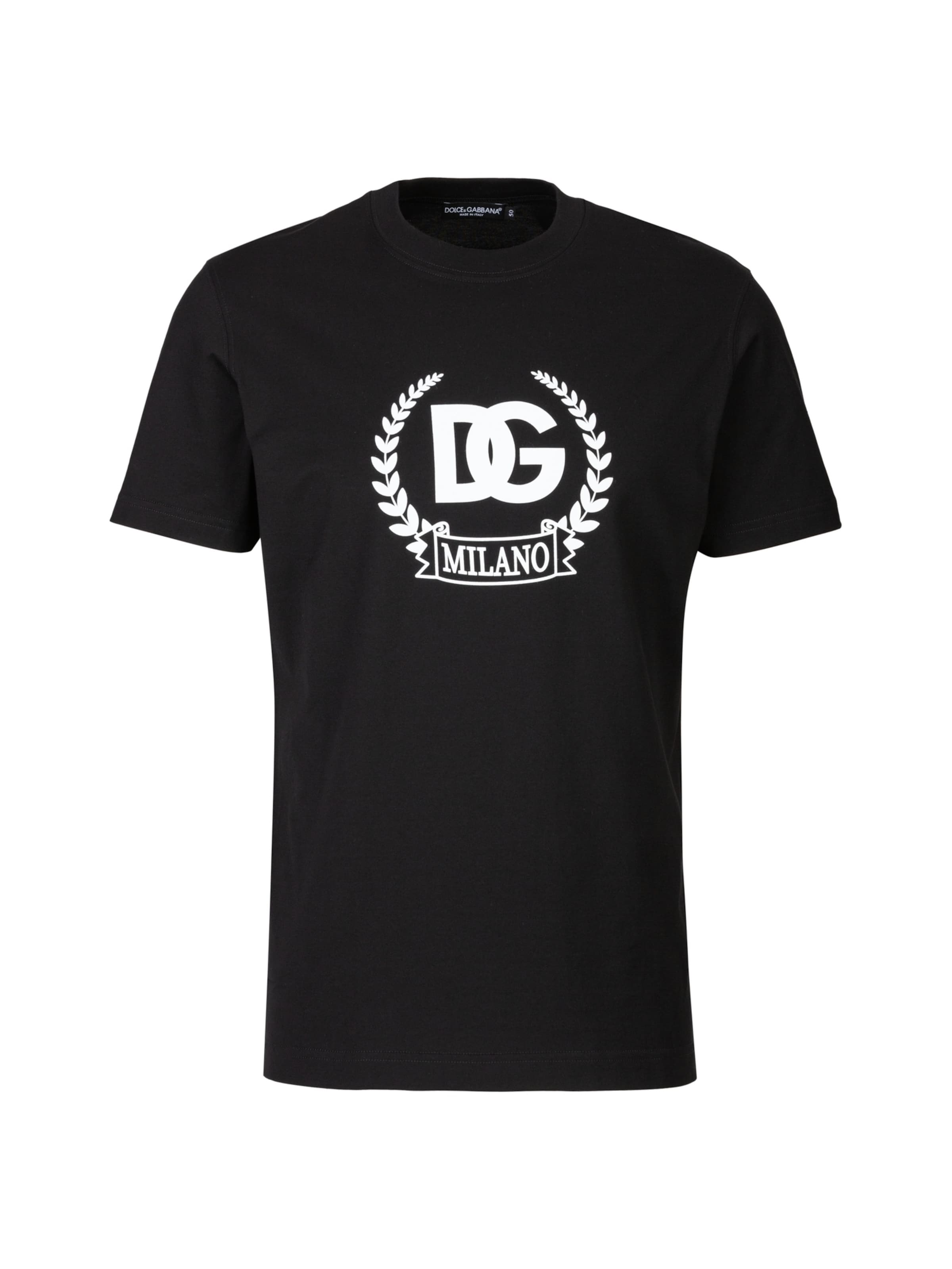 DOLCE & GABBANA T-Shirt in Schwarz: Vorderseite