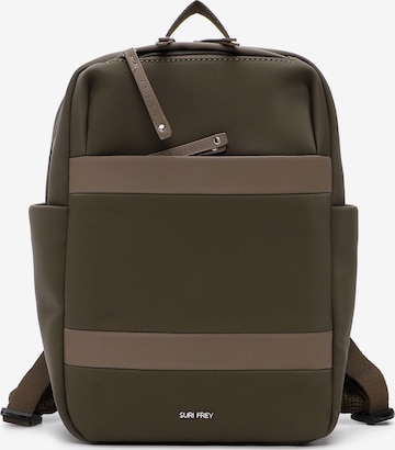 Suri Frey Rucksack 'Dotty' in Grün: Vorderseite