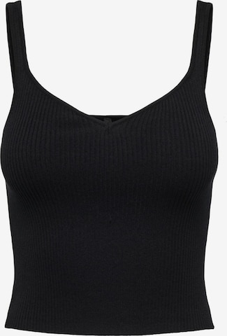 Tops en tricot 'MIRI' ONLY en noir : devant