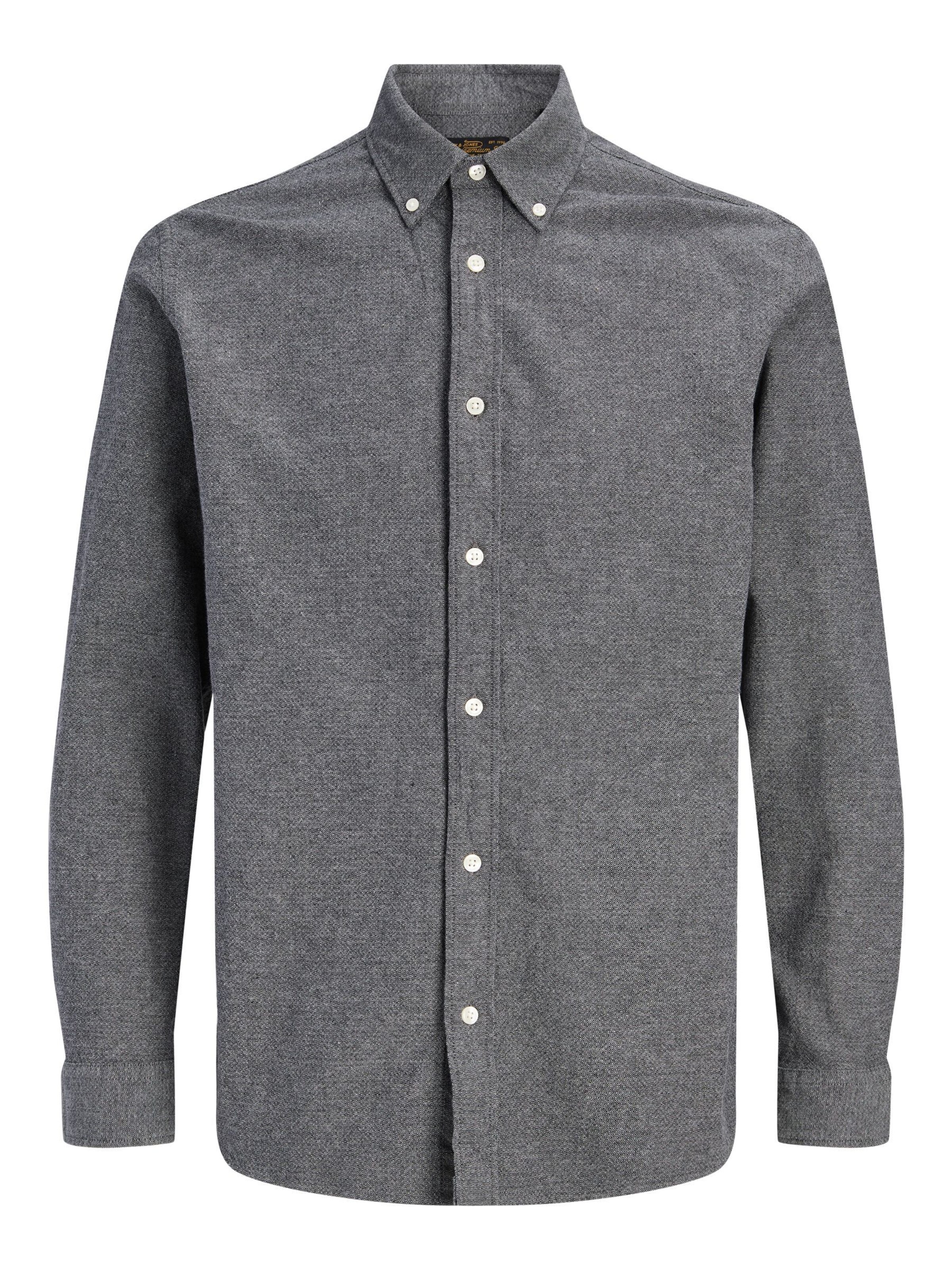 Regular fit Camicia di Jack & Jones Plus in grigio: frontale