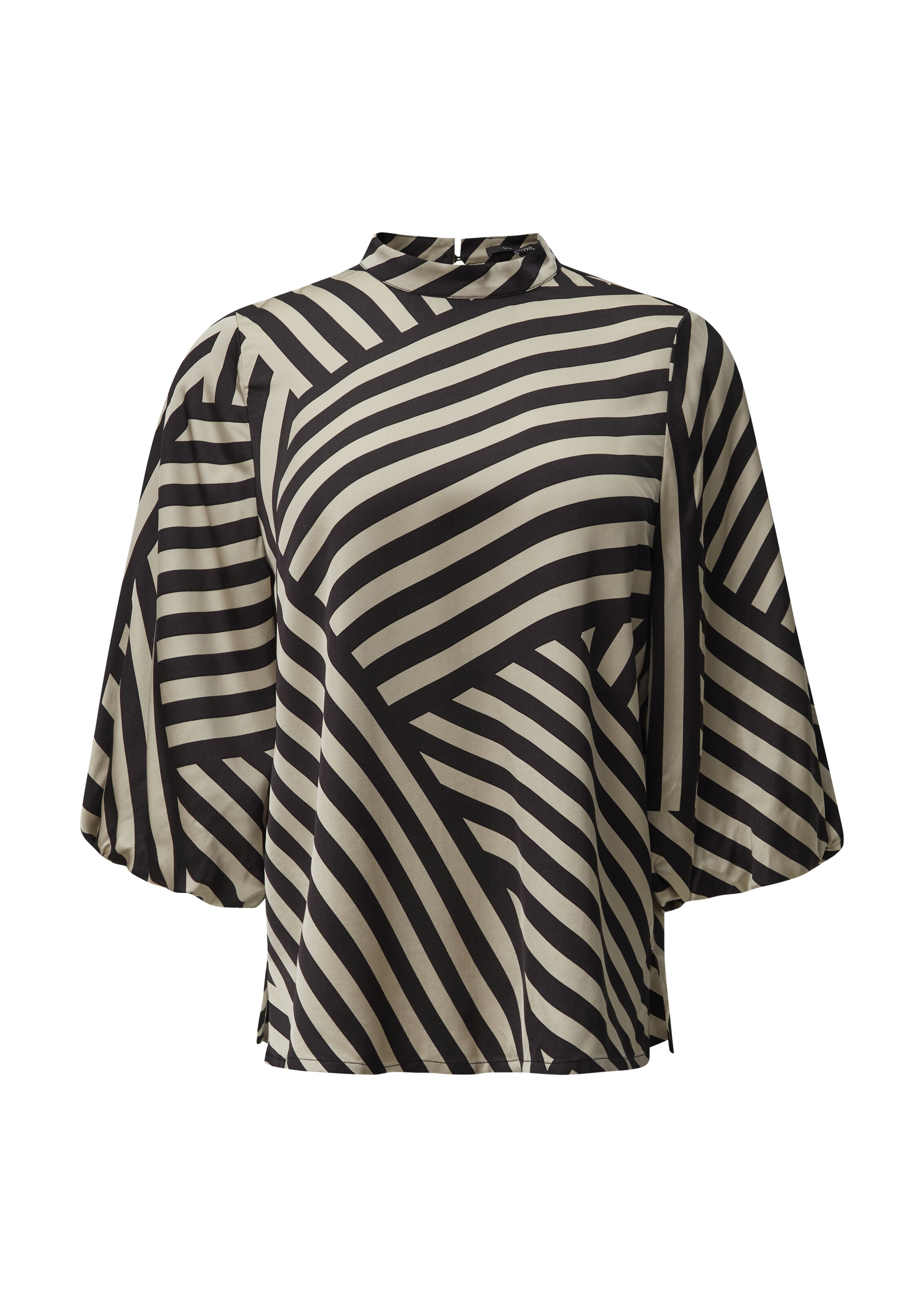 COMMA Bluse in Schwarz: Vorderseite