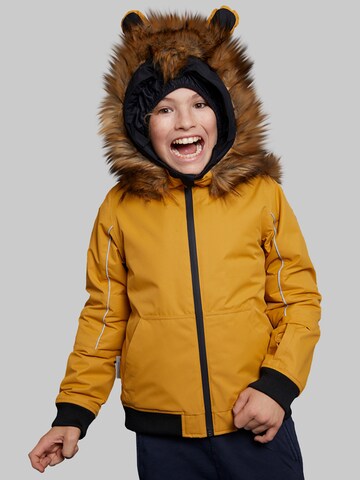 WeeDo Winter Jacket 'LIODO LÖWE' in Yellow: front