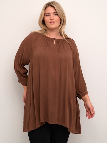 KAFFE CURVE Tunic 'Ami' in Beige: front