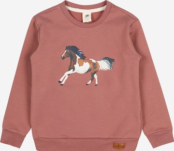 Walkiddy Sweatshirt in Bruin: voorkant