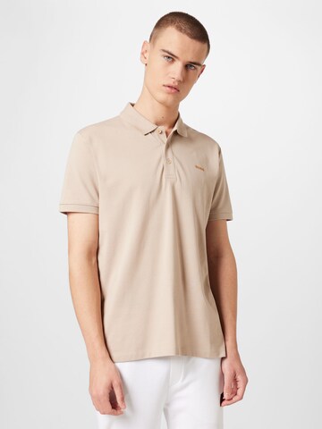 HUGO Red Bluser & t-shirts 'Donos' i beige: forside