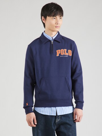 Sweat-shirt Polo Ralph Lauren en bleu : devant