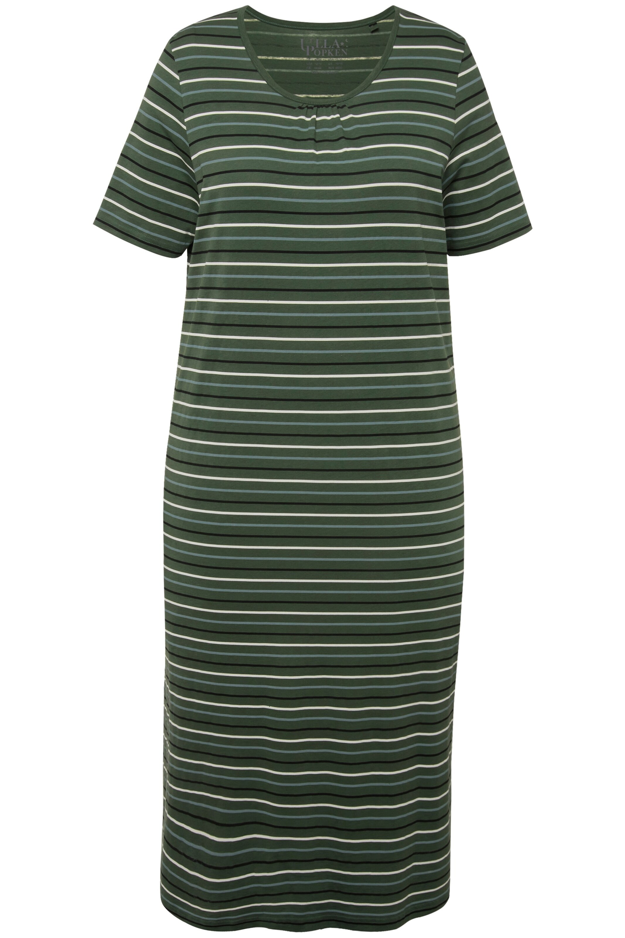 Ulla Popken Nightgown in Green: front