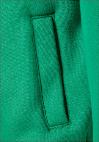 Urban Classics Sweat jacket 'Inset' in Green