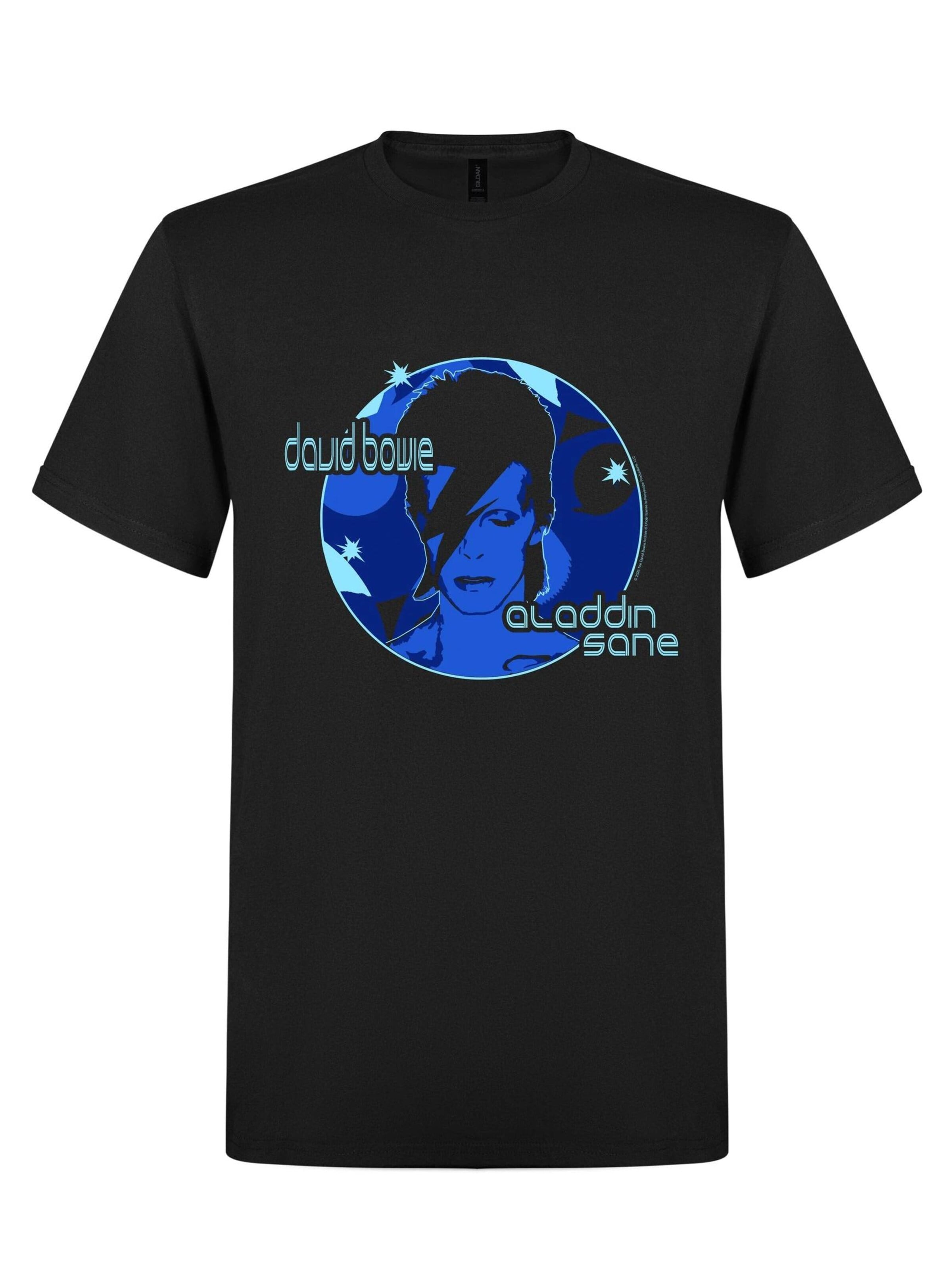 Rockshirts Koszulka 'David Bowie  T-Shirt' w kolorze czarny