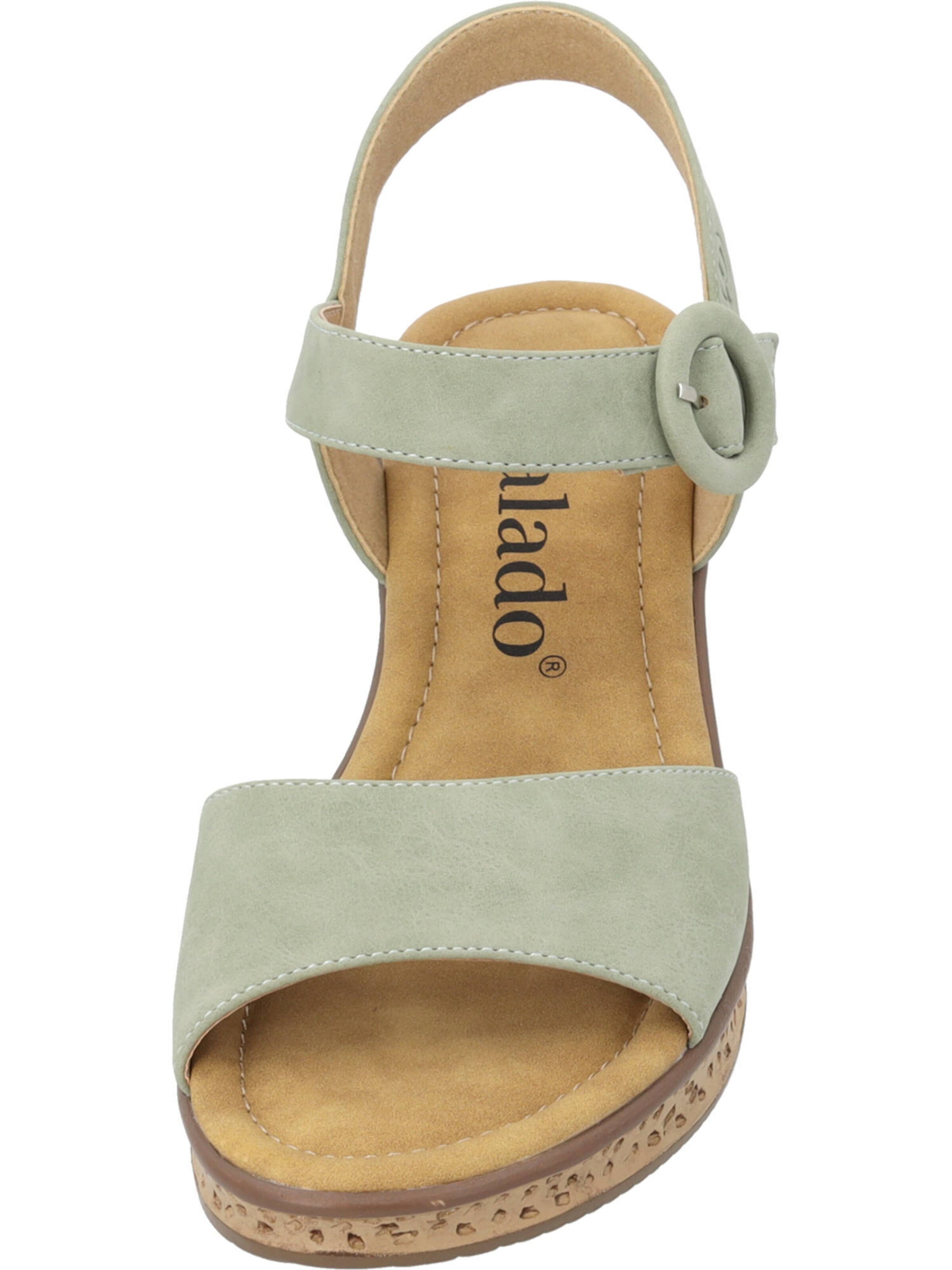 Palado Sandalen met riem 'Helys' in Groen