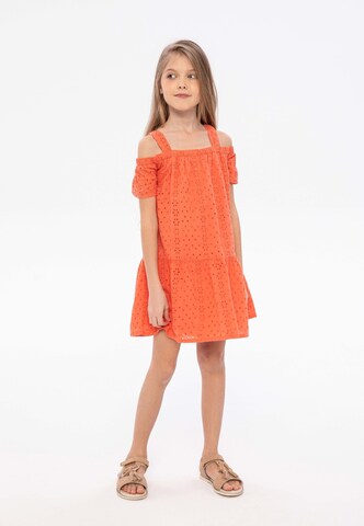 Robe MINOTI en orange : devant