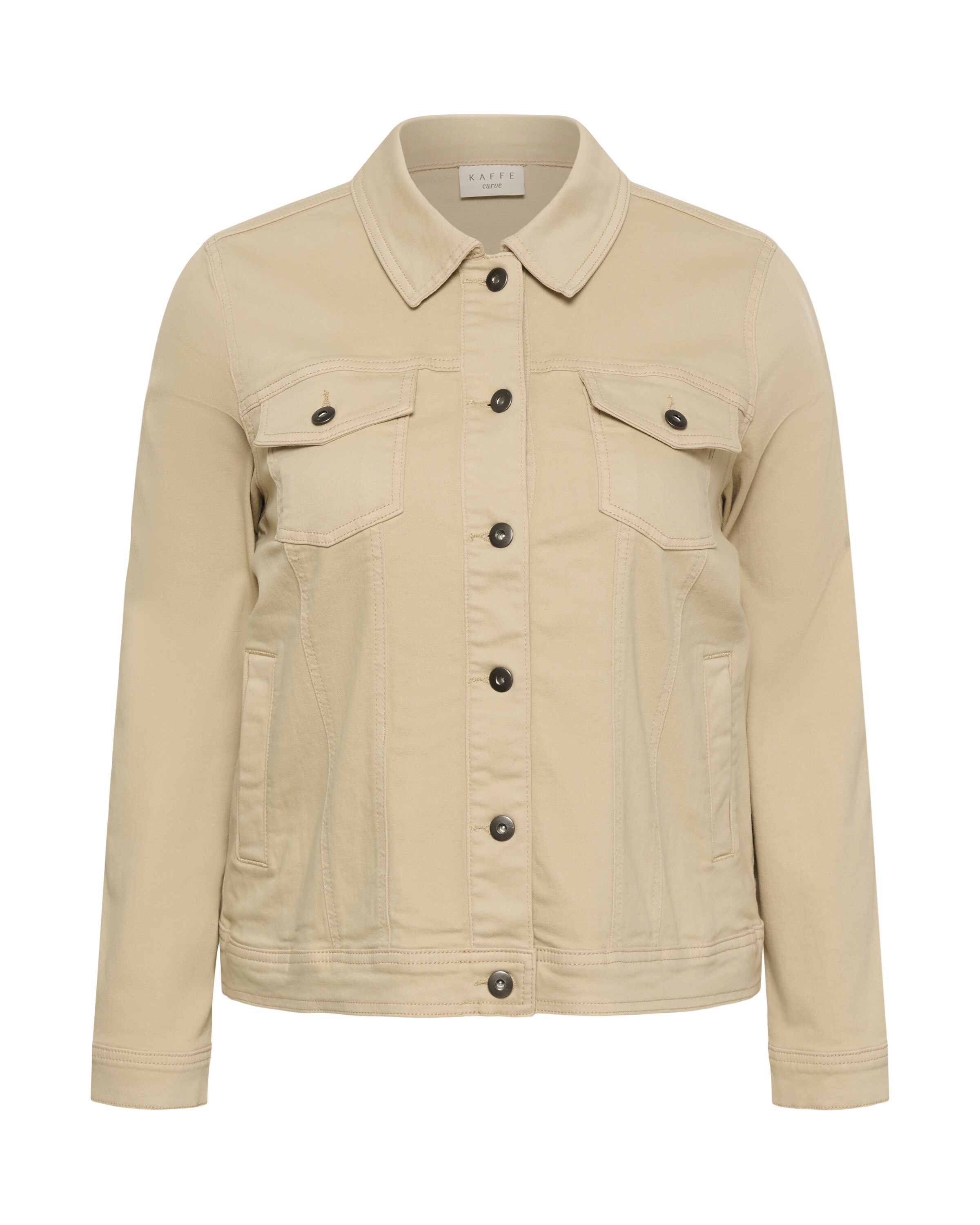 KAFFE CURVE Jacke 'KCzena ' in Beige: Vorderseite